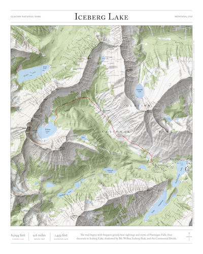 Iceberg Lake 16x20 tiny