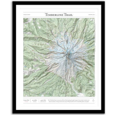Timberline Trail framed