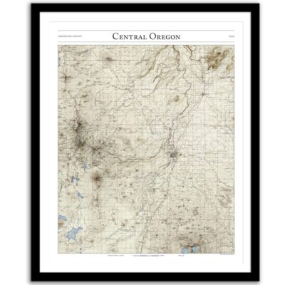 Map of Central Oregon
